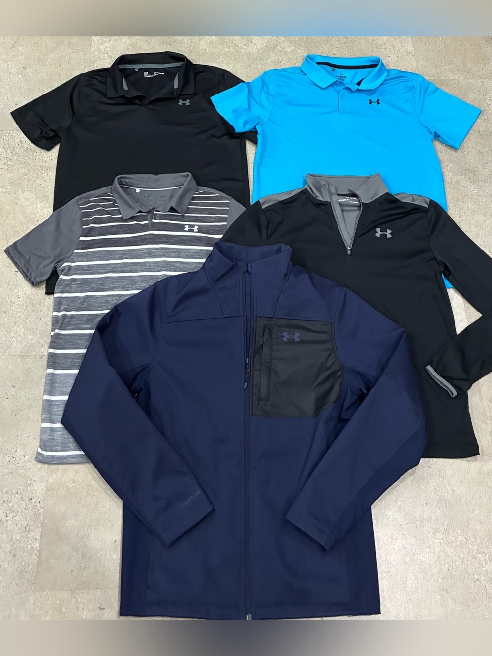 Boys UNDER ARMOUR Polo Shirts..Pullover & Jacket, sz XL
